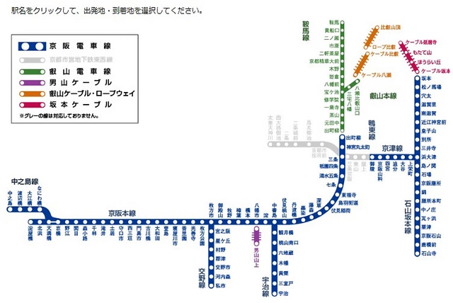 【关西交通】大阪到京都主要车站的交通方式推荐 K16