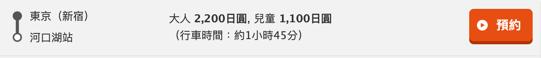 2024最新！成田机场到河口湖的交通方式推荐  T12