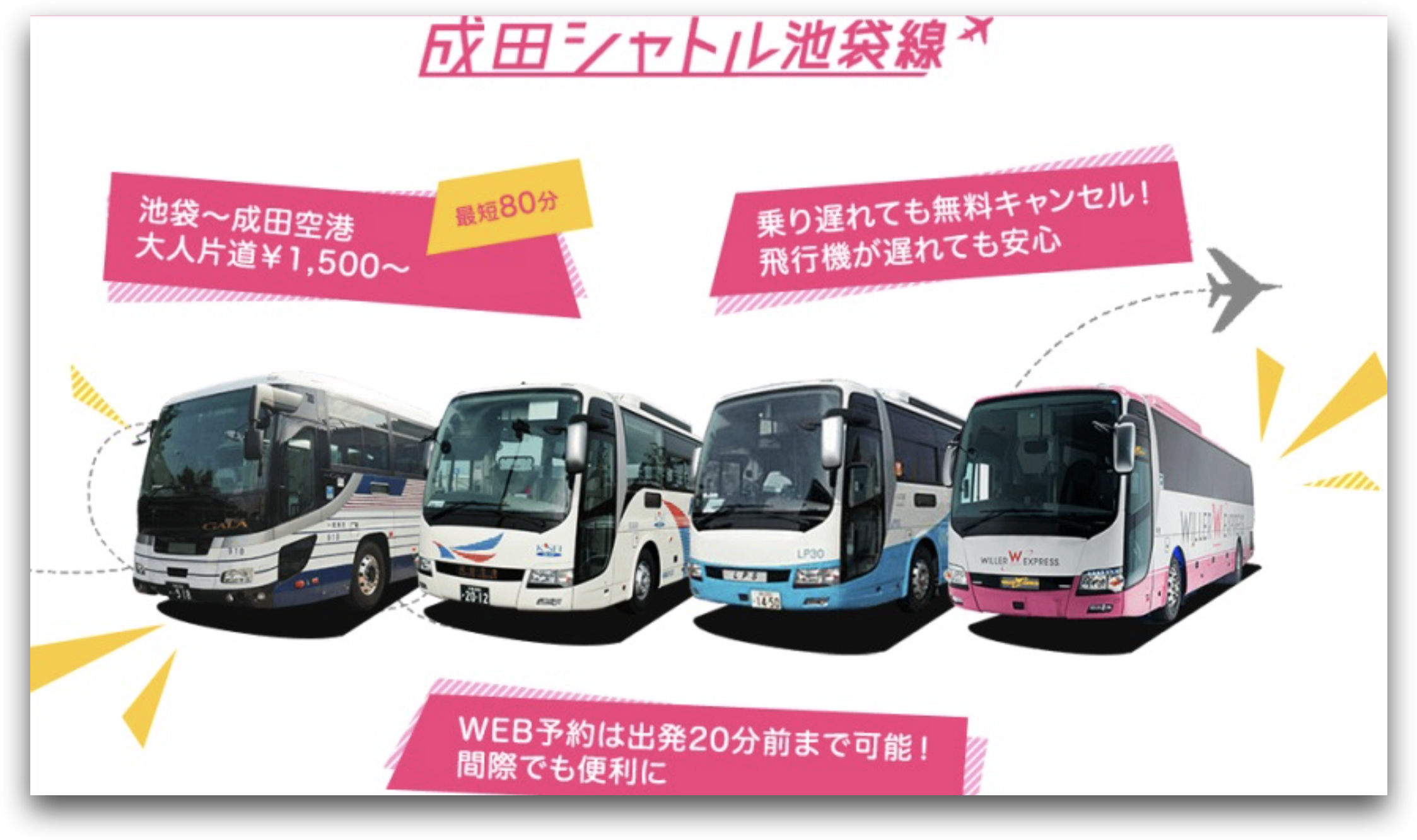 成田机场平价高速巴士轻松直达东京市区！最低只要1300円！(2023最新版) T14