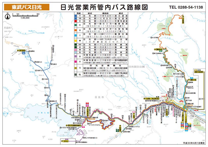 东京市区到日光的交通指南 T52