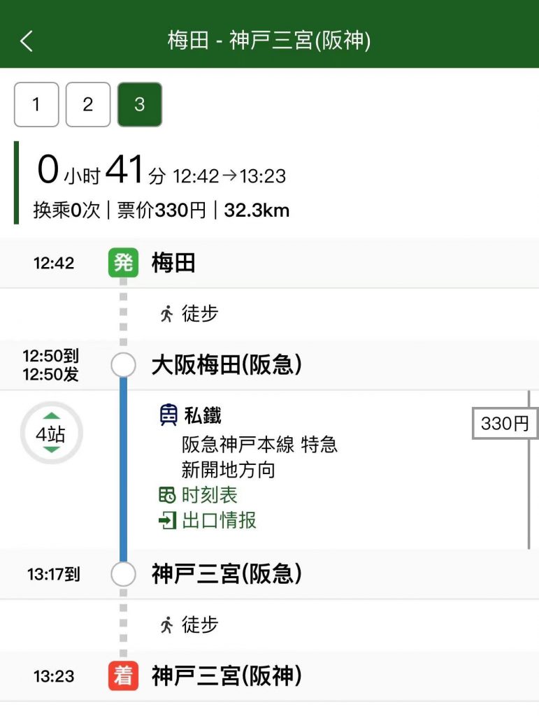一篇搞懂大阪到神户的交通